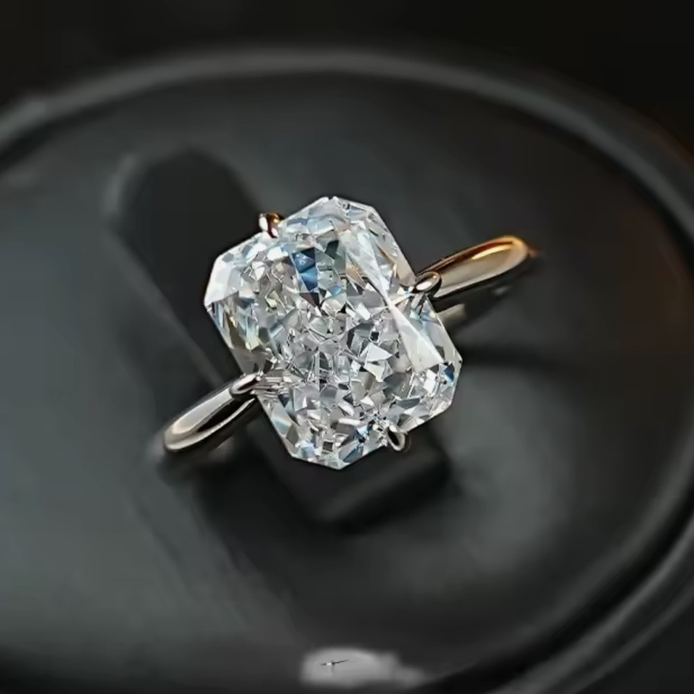 3ct Radiant Cut Ring